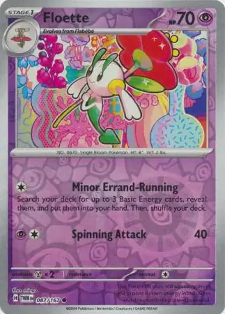 Twilight Masquerade Floette #87/167 reverse holo